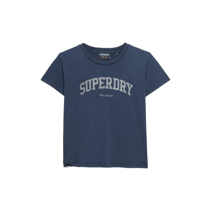 Superdry - Athletic Essentials T-shirt met slanke pasvorm - Dames - T-shirts