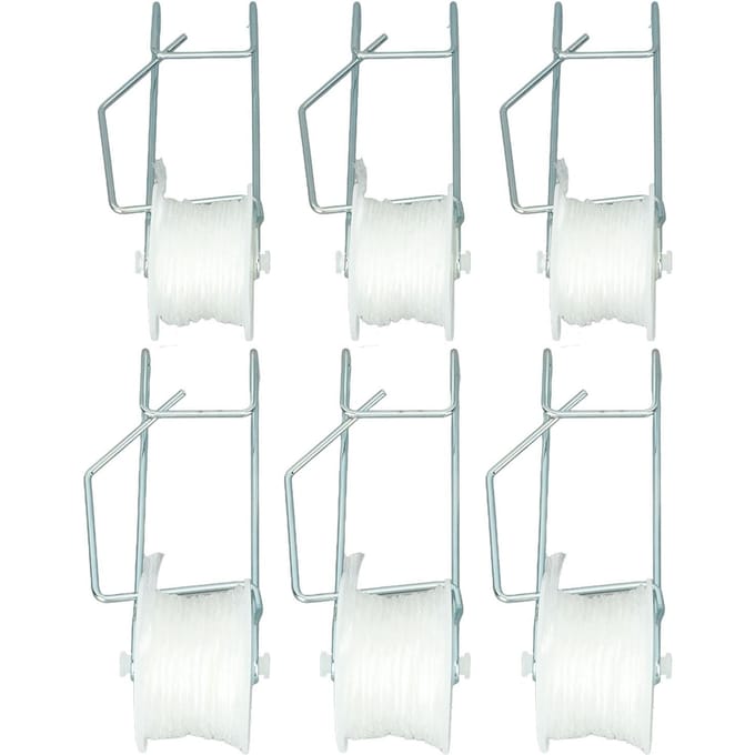 6 STUKS Tomatensteunhaken Kas Tomatenrollerhaken Set Steunpakket voor Tomaat Cherry 15 Meter L white