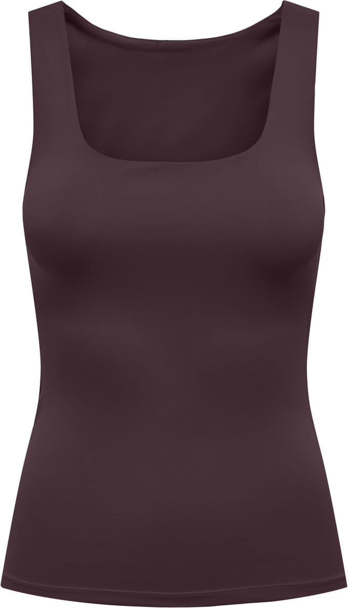 ONLY dames top 2-ways fit bordeaux rood