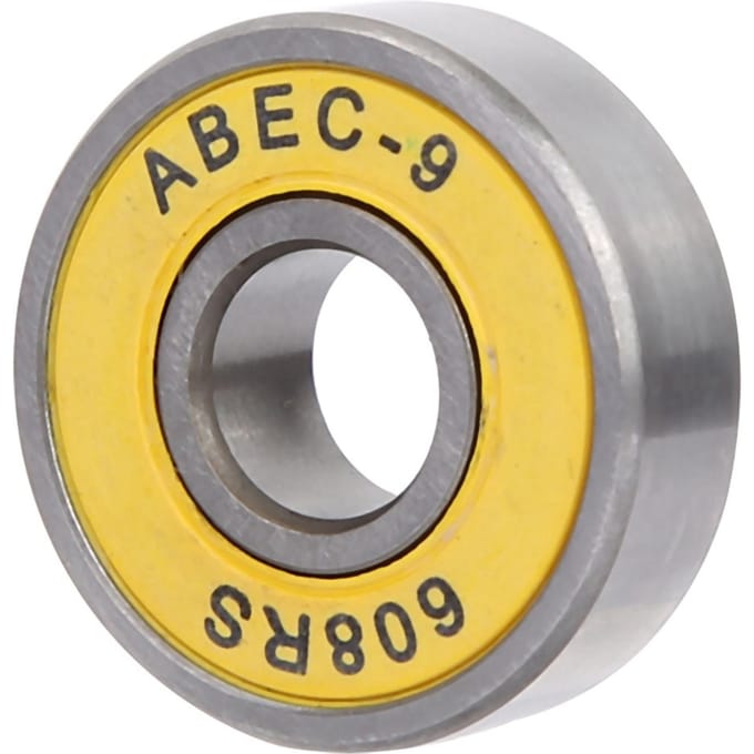 Kit de 8 roulements à billes miniatures 608 pour skateboard et trottinette(jaune 9)