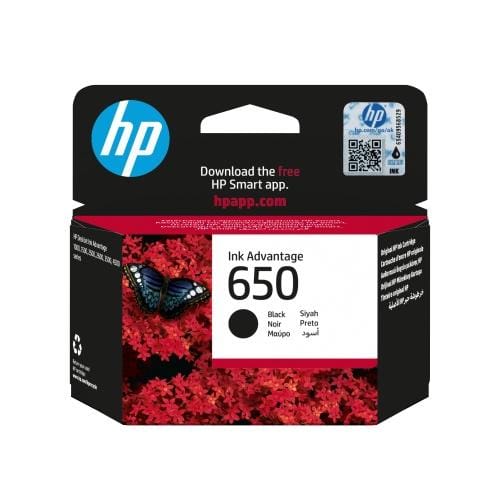 HP 650 (CZ101AE) Inktcartridge, Zwart