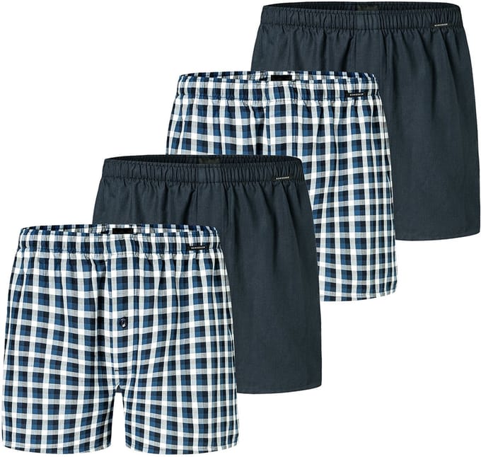 Schiesser Heren boxershort 4 pack Web
