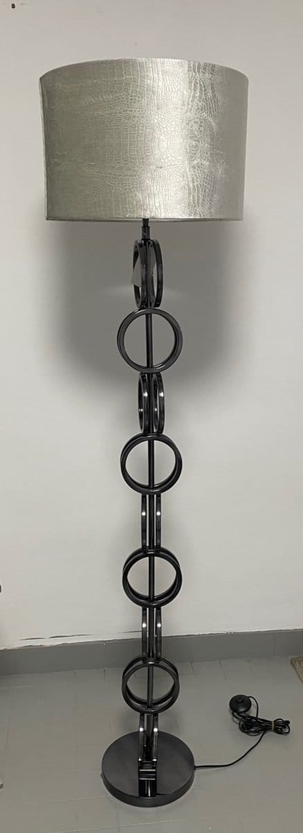 Staande lamp - Rings - Kuster Style - met croco kap