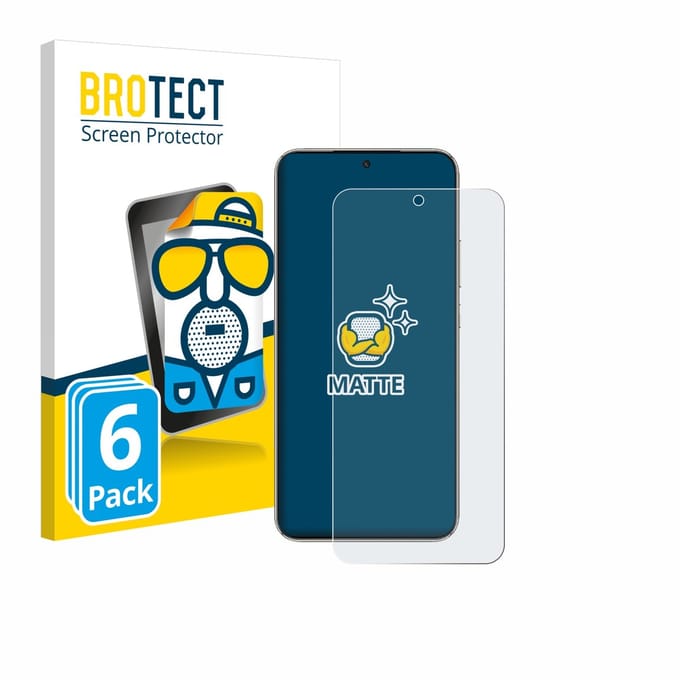 BROTECT - Screenprotector voor Honor X70 - Folie Beschermfolie matte 6 Stuks