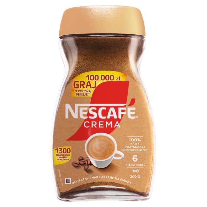 Café instantané Nescafé Crema 200 g