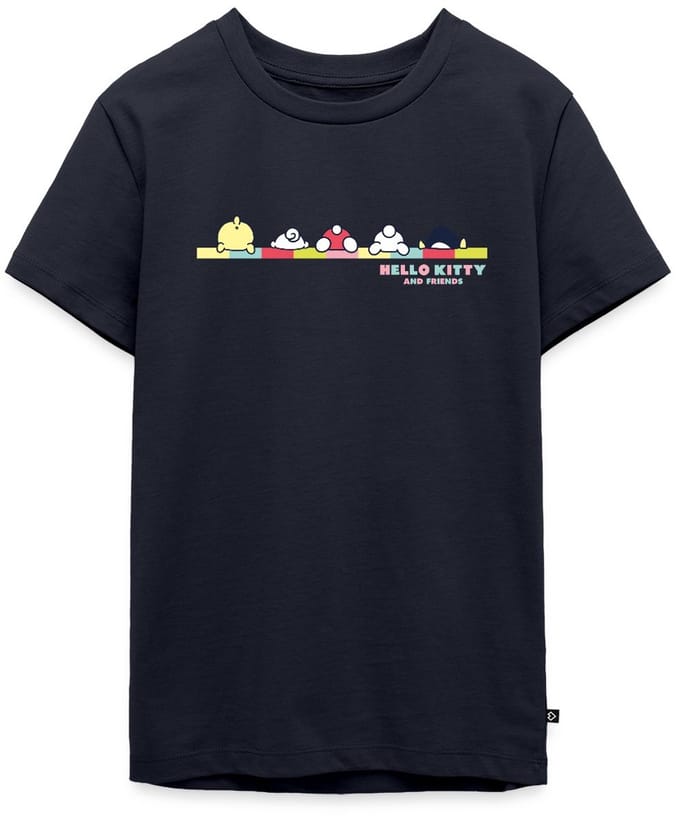 Hello Kitty En Vrienden Achterste Premium T-Shirt Tiener