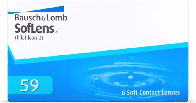 -8.00 - SofLens® 59 - 6 pack - Maandlenzen - BC 8.60 - Contactlenzen