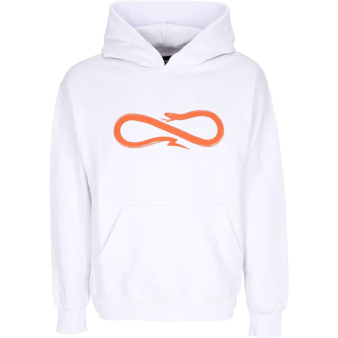 Lichtgewicht sweatshirt met capuchon, logo en capuchon voor heren, wit
