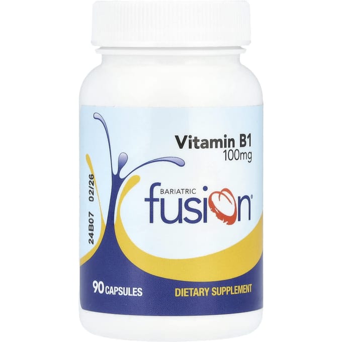 Bariatric Fusion, Vitamin B1, 100mg, 90 capsules