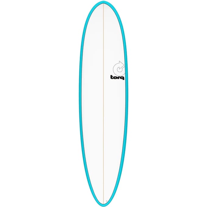 Torq Epoxy Tet V+ Funboard Pinlines 7'4 Surfboard patroon