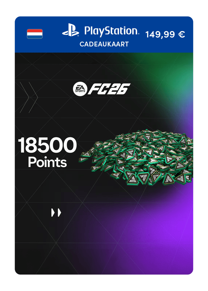 18.500 EA FC 26 Points (PSN Cadeaukaart)