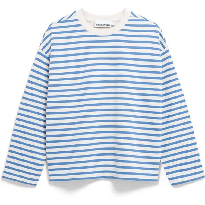 Gestreepte sweatshirt voor dames ARMEDANGELS Maarlen