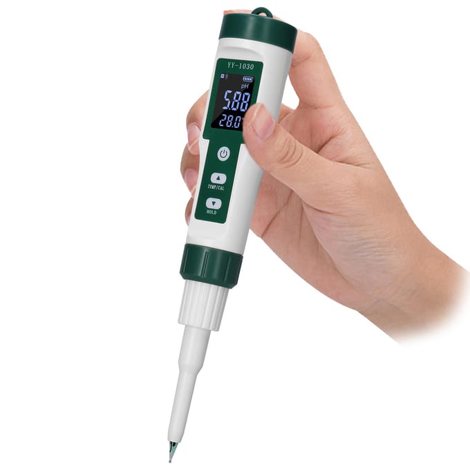 YY1030 Digitaal display Babyvoeding PH-meter Deeg-alkalimeter Kaas Cosmetica PH-detector Bodem wit