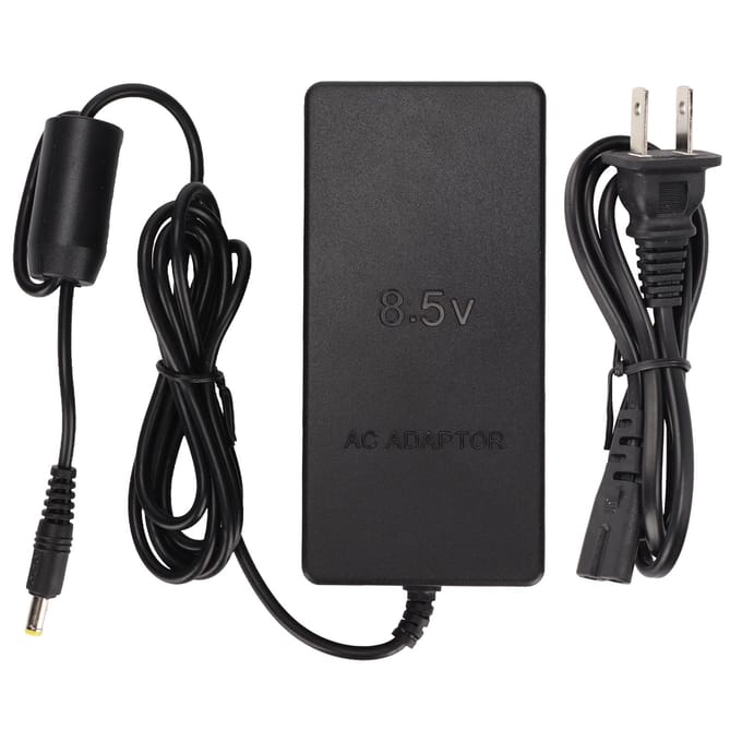 Vervangende, robuuste, draagbare AC-adapter voor PlayStation 2 70000 black