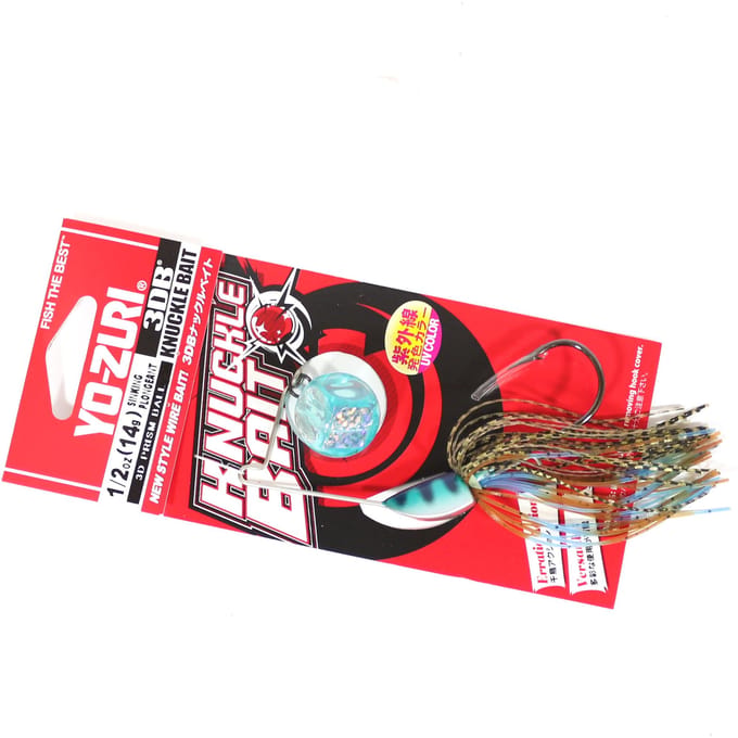 Yo Zuri Duel 3DB Knuckle Spinnerbait 1/2 oz Zinkend Kunstaas R1302-BG (1070) red