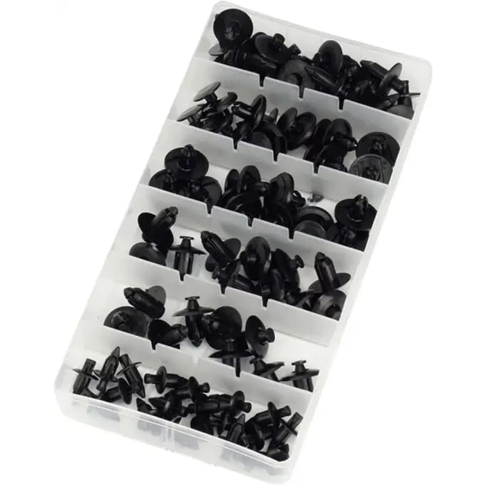 Nylon carrosserie schroef Biketek Push Pin (x80)