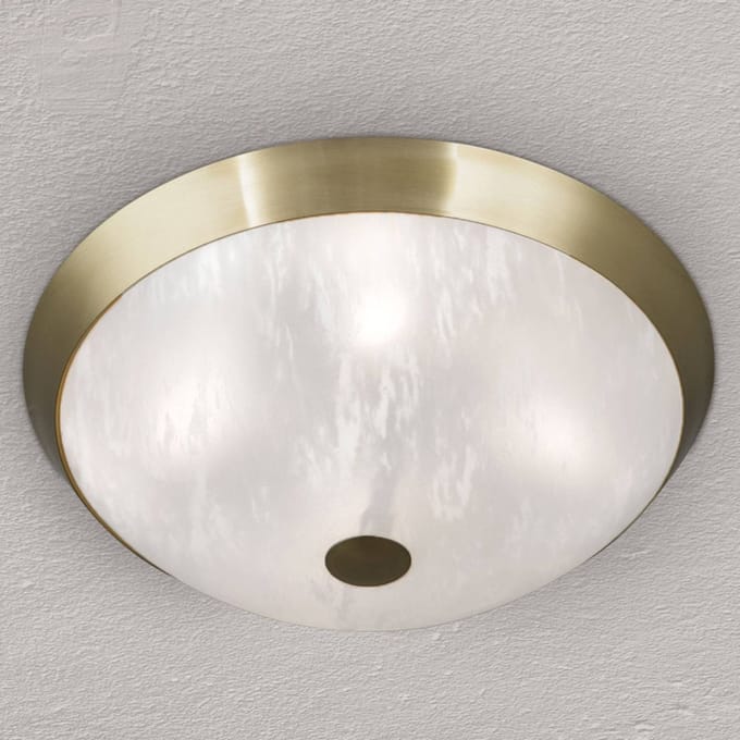 ORION Klassieke plafondlamp Jaya met glaskap, 42 cm