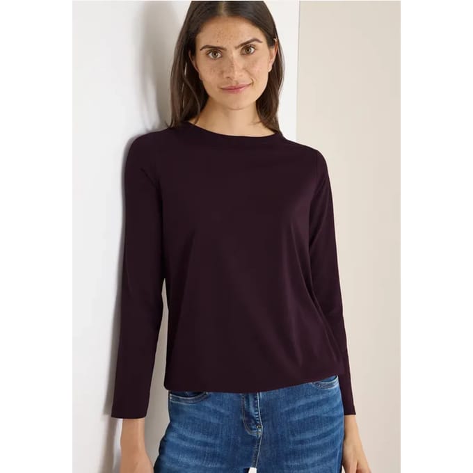 Shirt in effen kleur