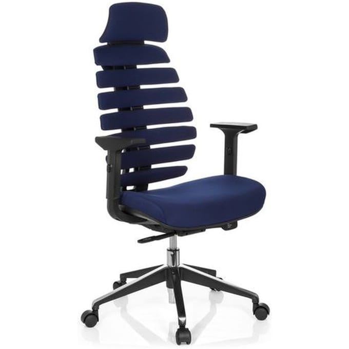 ERGO LINE II PRO | Stof - Professionele bureaustoel Blauw