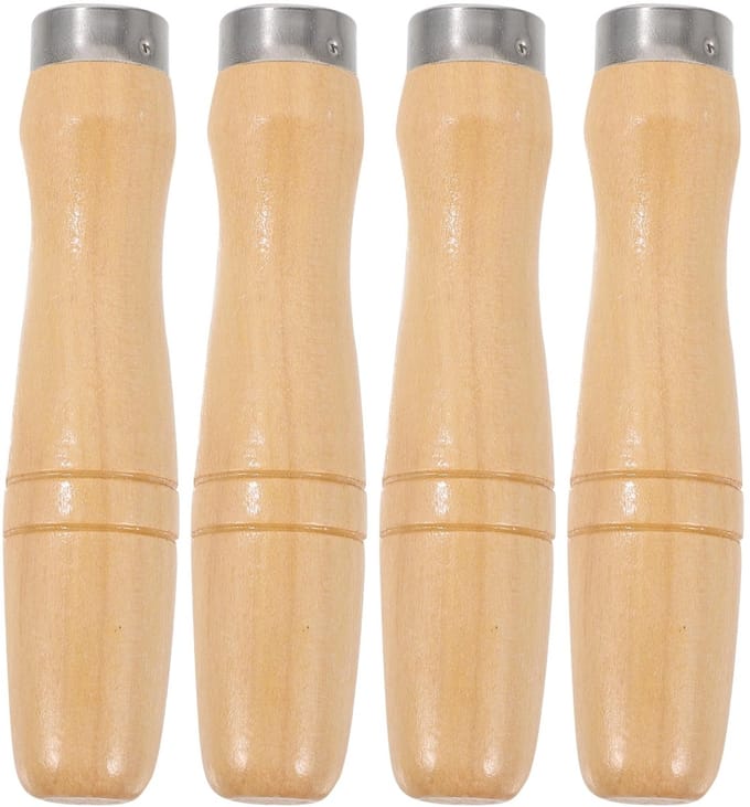 JHUBERS- Grater Handle Ergonomisch - Vervangingshandvat - Antislip - Hout - Multifunctioneel - Schokbestendig - File Handle