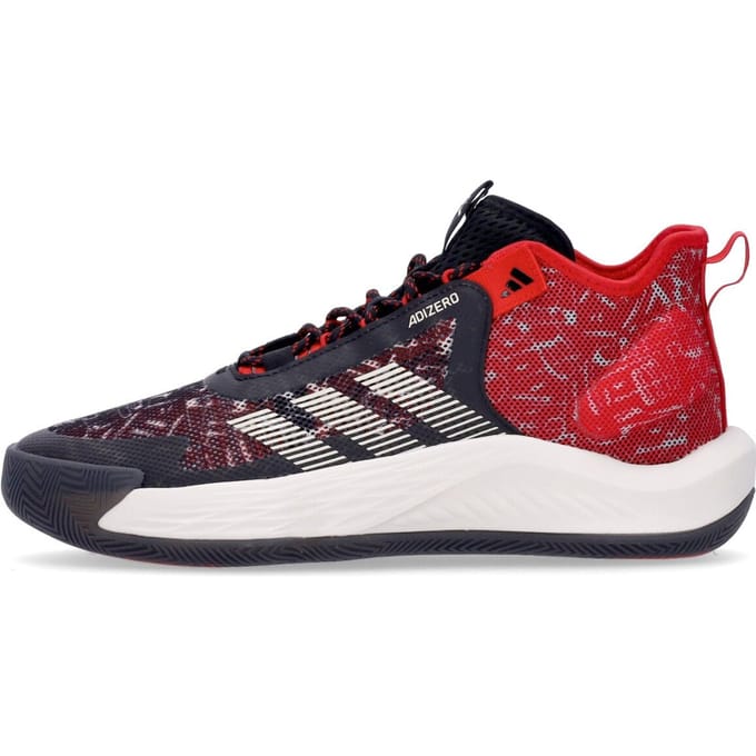 Adizero Select Core Herenbasketbalschoen Zwart/better Scarlet/off White