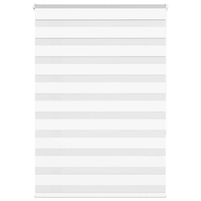 vidaXL - Zebra - rolgordijn - 100x150 - cm - stofbreedte - 95,9 - cm - polyester - wit