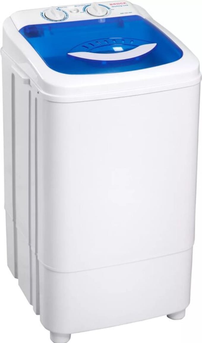 Brock L camping wasmachine met 6.8Kg was capaciteit zonder centrifuge stand - groot formaat
