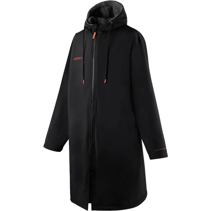 2025 ZONE3 Active -Flex Parka Dress - Black / Oranje