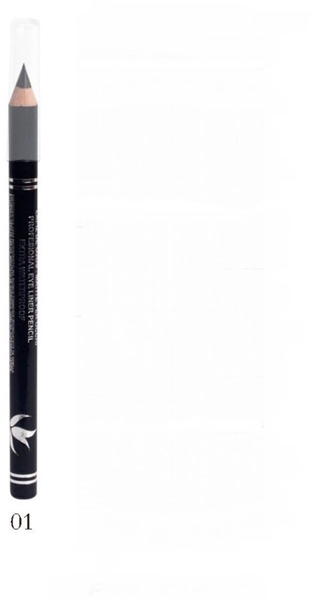 Easy Paris Cosmetics - Oogpotlood - Eyeliner Pencil - Extra Waterproof - Zwart - Nummer 01