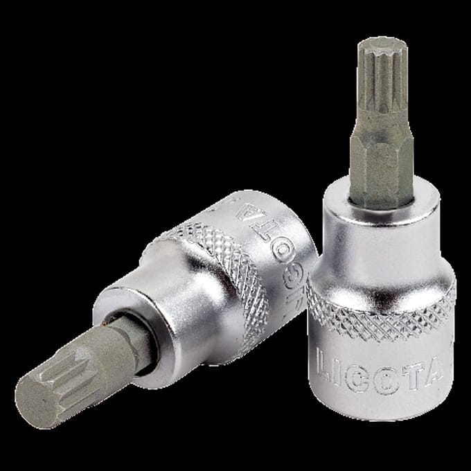 M12 korte XZN-dopsleutel 1/2 inch