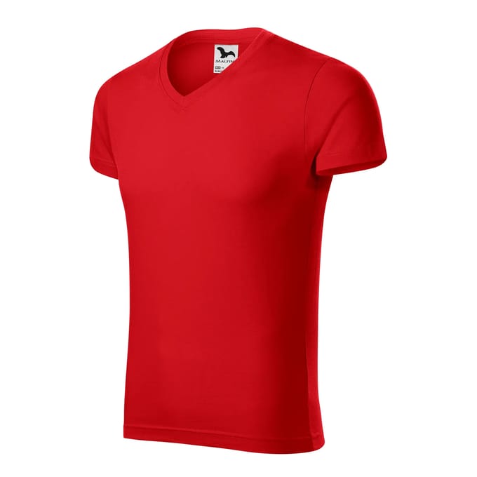 T-shirt met V-hals Malfini Slim 146