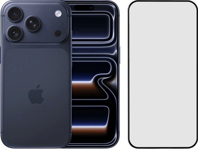 Apple iPhone 17 Pro 256GB Blauw + BlueBuilt Screenprotector Glas