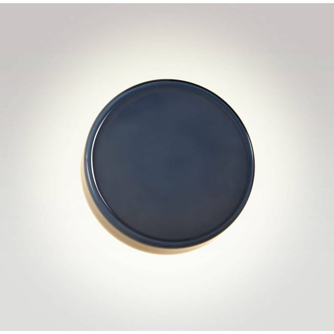MARSET LED wandlamp Caramel, blauw, Ø 28 cm, TRIAC, glas