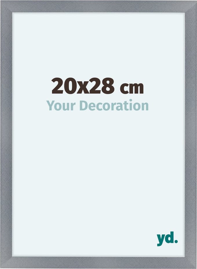 Your Decoration - Fotolijst 20x28 cm - MDF - Aluminium Geborsteld - Como