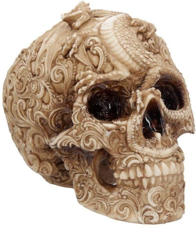 Nemesis Now Beeld Cranial Drakos Schedel Multicolours