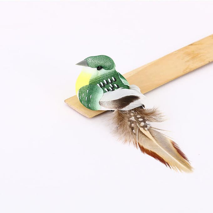 Simulatie Veervogels Voor Kerst beige