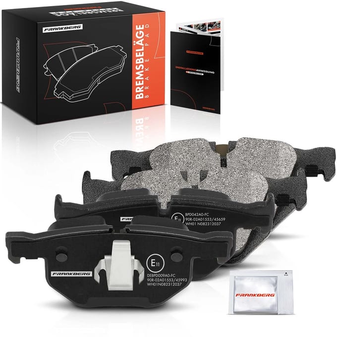 Frankberg 4x Remblokken Achteras voor BMW 5er Touring 6er Cabriolet
