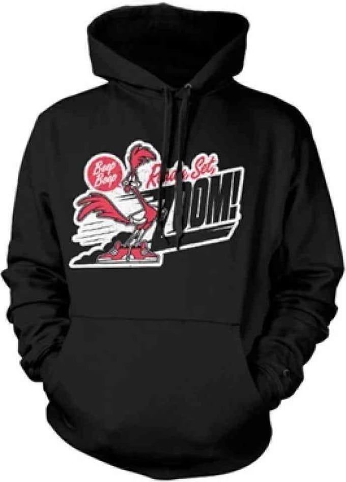 Looney Tunes Hoodie/trui -M- Road Runner BEEP BEEP Zwart