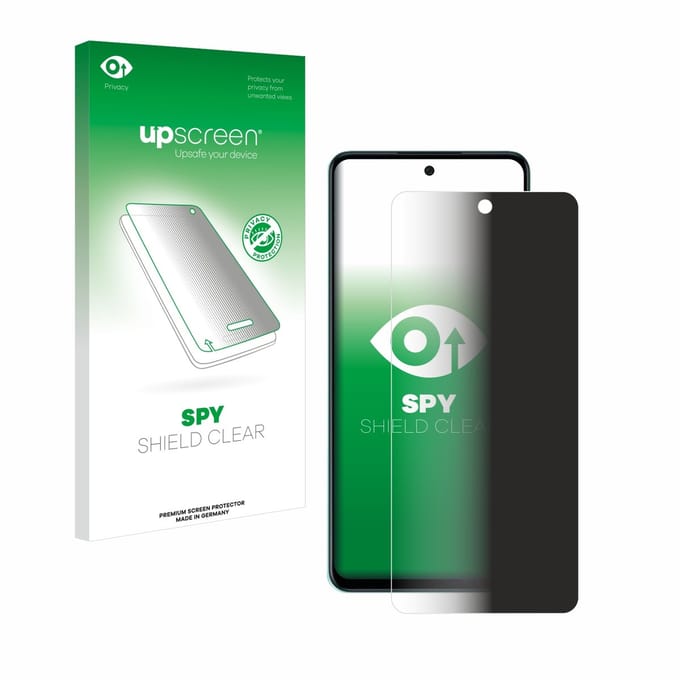 upscreen - privacy screenprotector voor Oppo A58 4G - Folie Beschermfolie Blauwlichtfilter