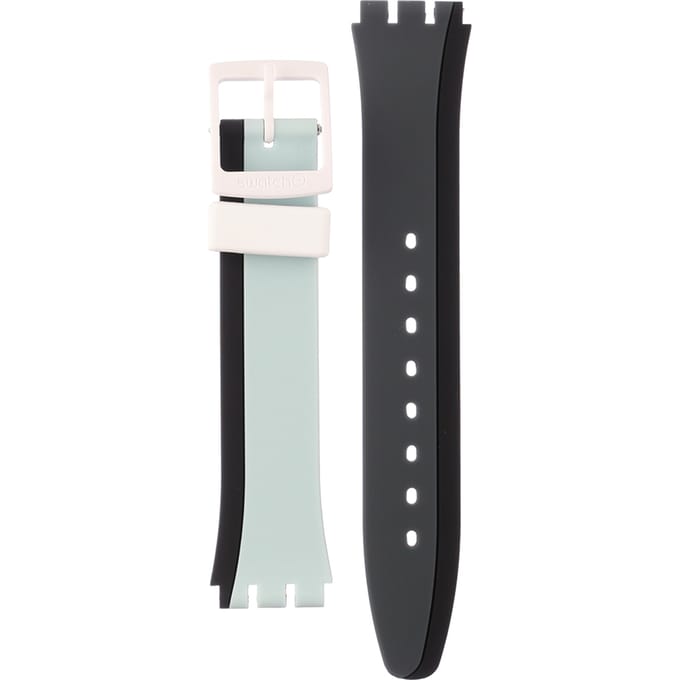 Swatch Plastic - Originals Medium (34mm) /Access/Solar/Musicall/Stop - G/SK/SL/SR/SS/SO28 AGW711 GW711 Greytwist Horlogeband