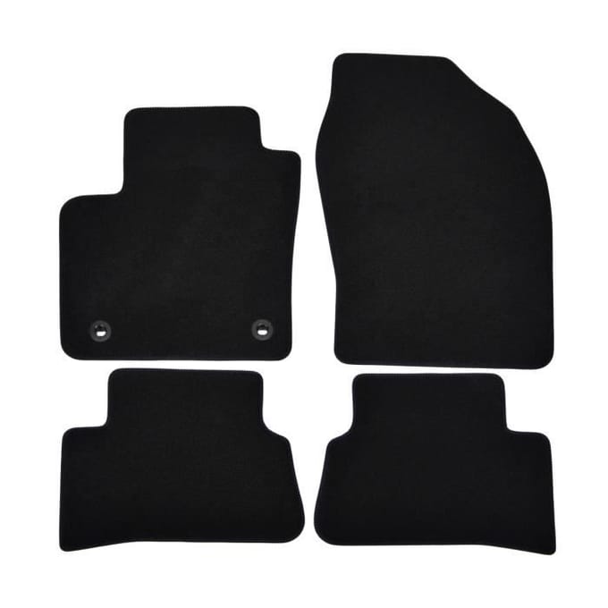 Tapis de sol - Toyota - C-HR - Noir - 4 pièces - Renforcé sous les pédales