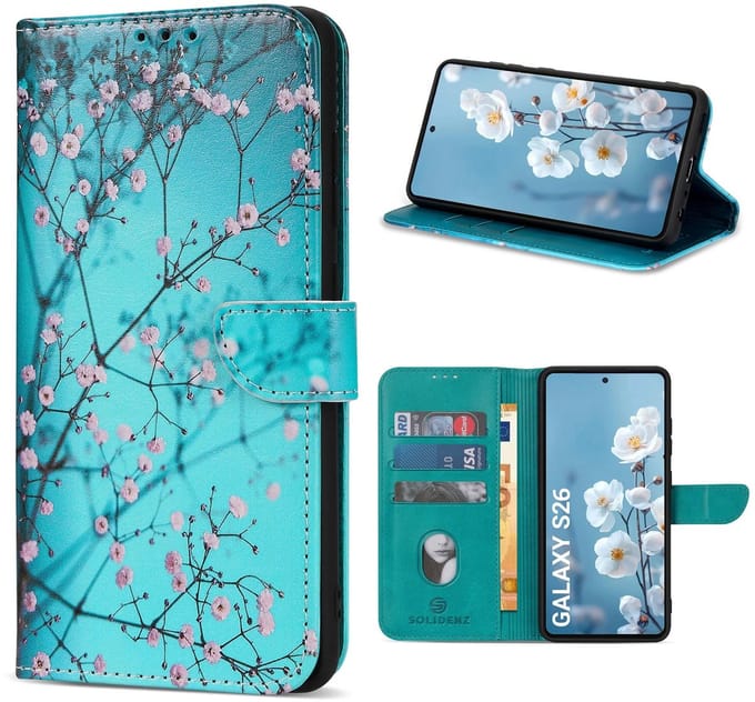 Solidenz hoesje - Geschikt voor Samsung Galaxy S26 - Bookcase - Sierkers