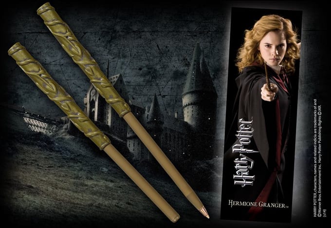 Harry Potter Pen en bladwijzerset Hermione Multicolours