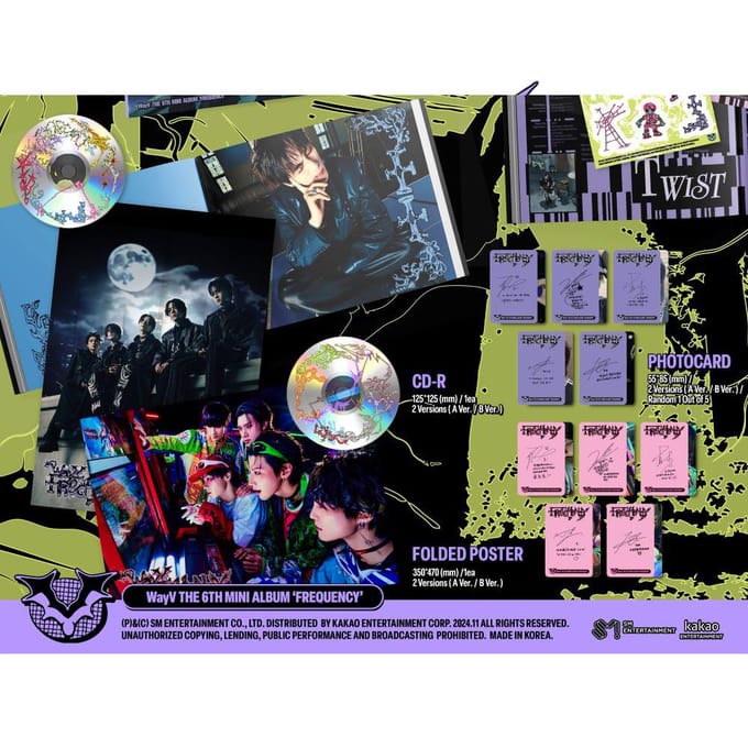 WayV - FREQUENCY Fotoboek Ver. / 6e mini-album B ver.