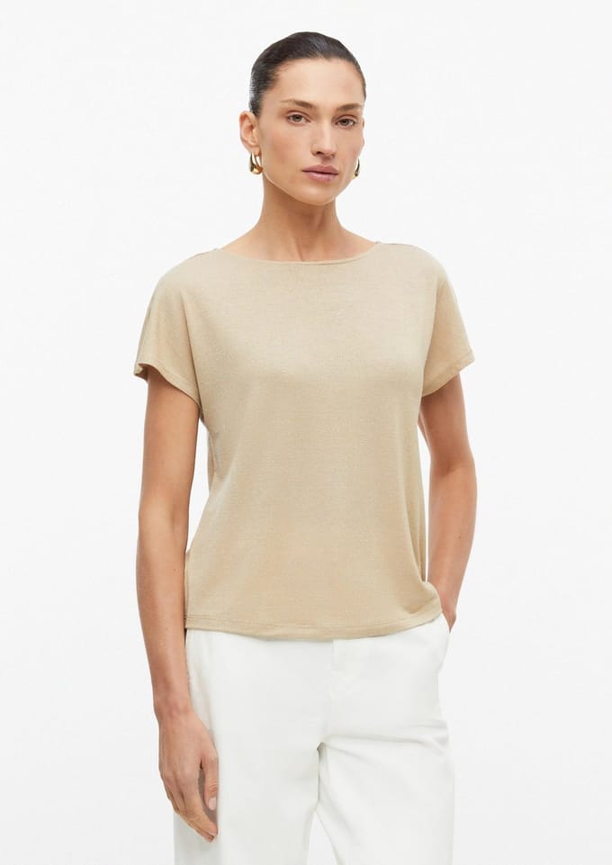 relaxed fit T-shirt van viscosemix