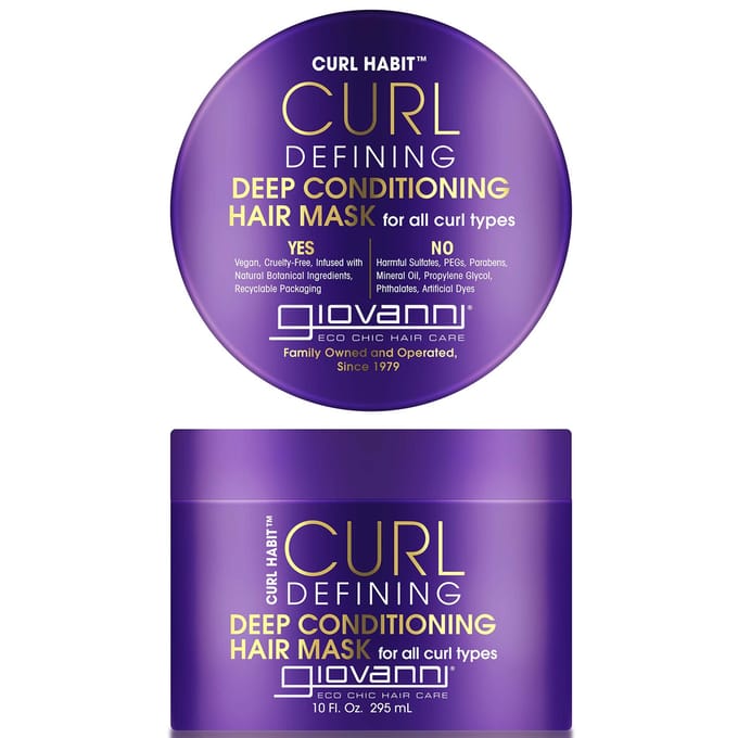 Giovanni Cosmetics-Curl Habit - Deep Conditioning & Curl Defining Hair Mask - 295ml