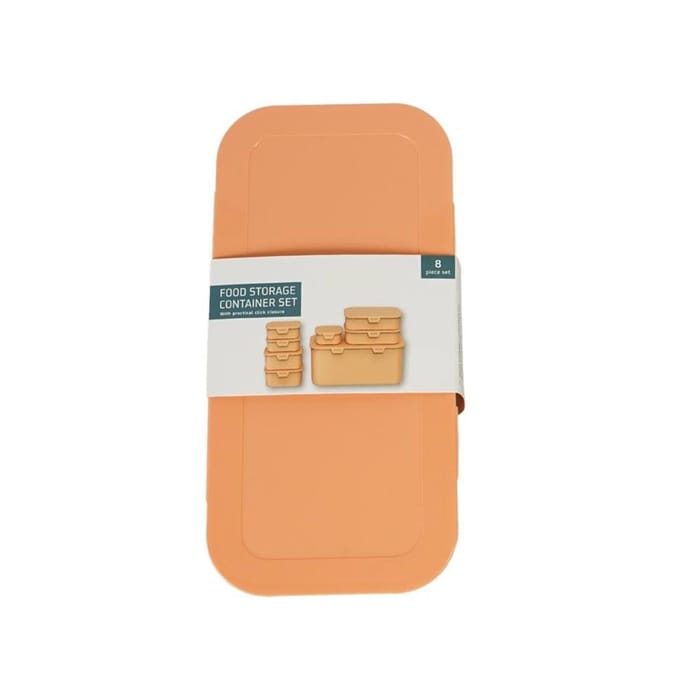 Food bewaardozen set van 8 assorti