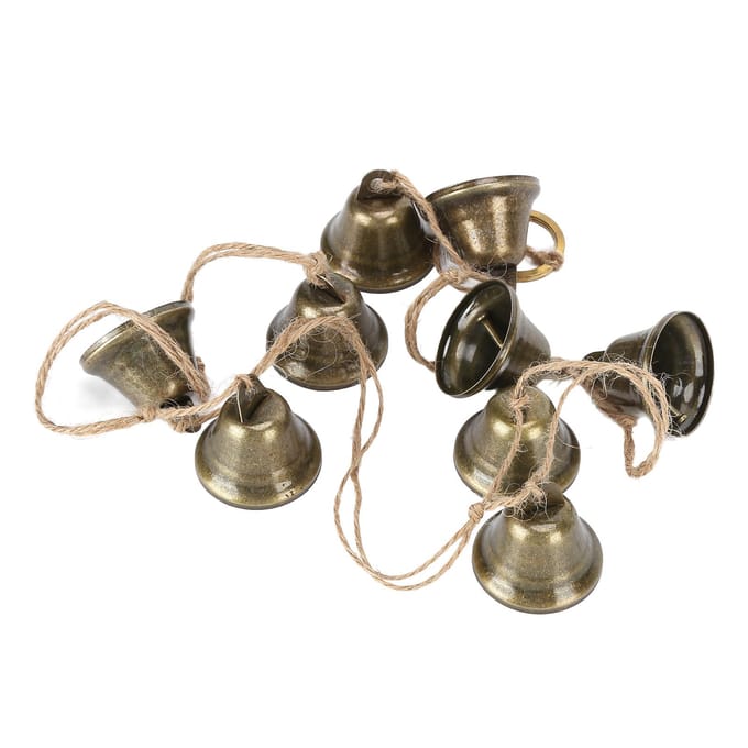 Huwelijksfeest Decoratie Bellen Anti-corrosie Luide Koperen Bellen DIY Knutsels Accessoires gray