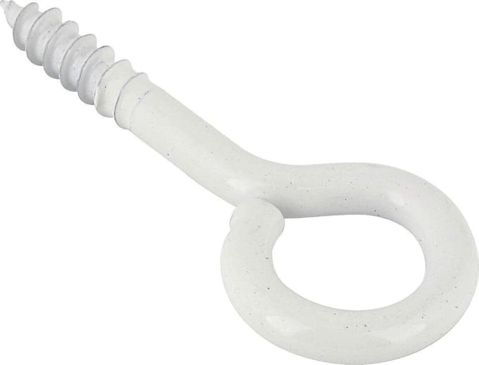 Schroefoog wit 4.5 x 35 mm (3 stuks)