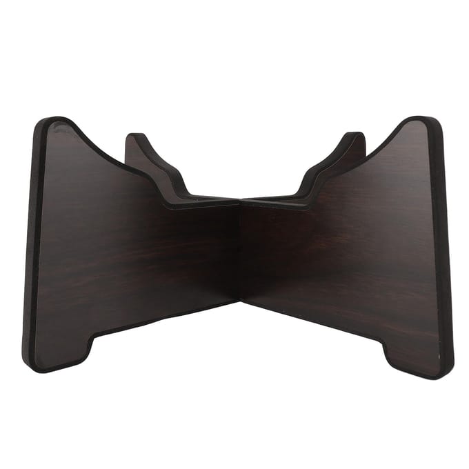 Tong Drum Beugel Palissander en Spons Afneembaar Draagbaar Handpan Drum Display Houder black
